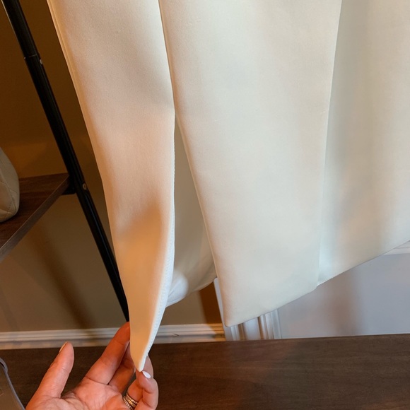 Revolve NBD Unravel Midi Ivory Dress, S - Picture 6 of 8